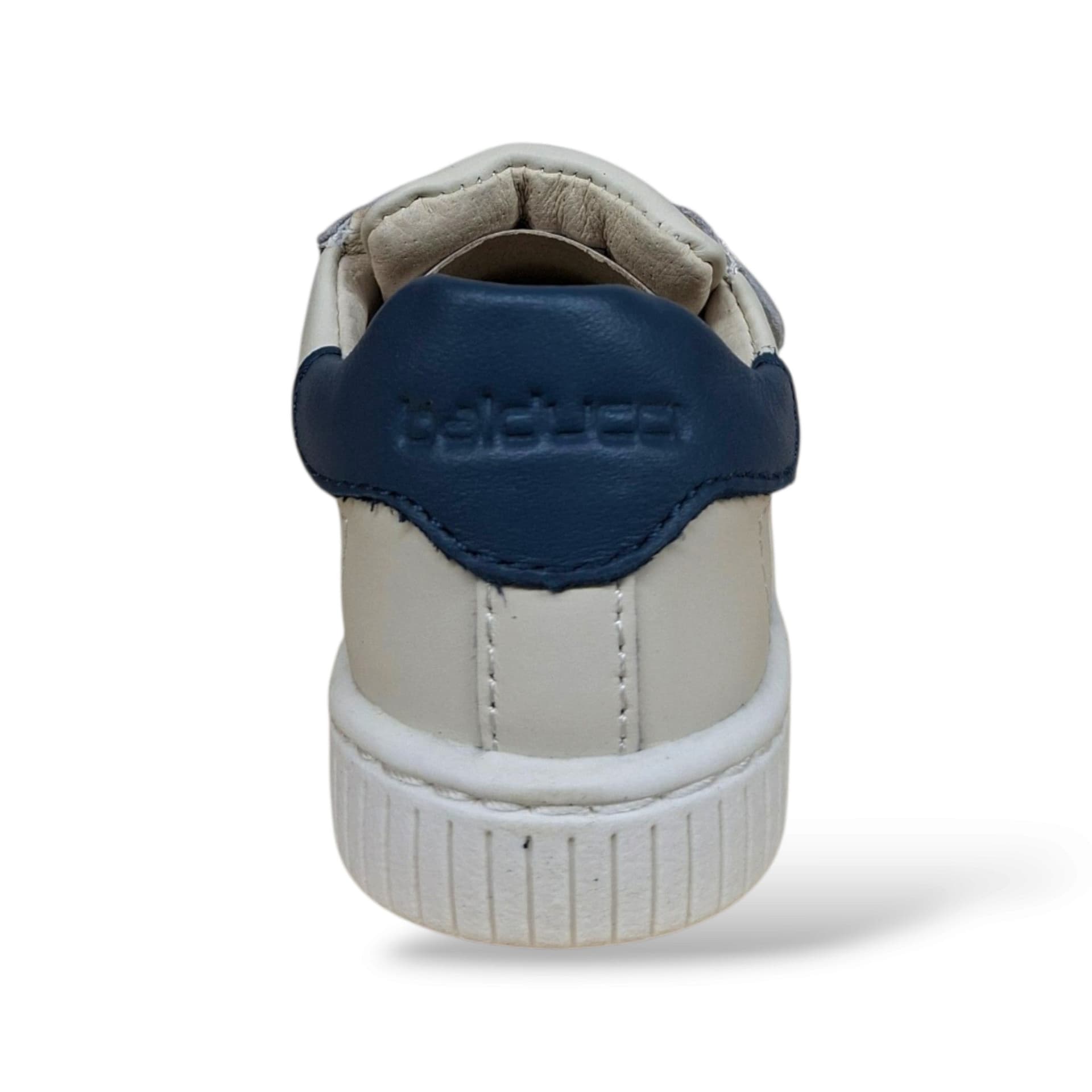 Balducci Cita Scarpe Primi Passi Bambini Beige Bluette | Velcro Tallone Rinforzato Fondo Flessibile Arco Plantare Pelle Suede | Taglia 19-24 | Scarpetteria Gica - 3