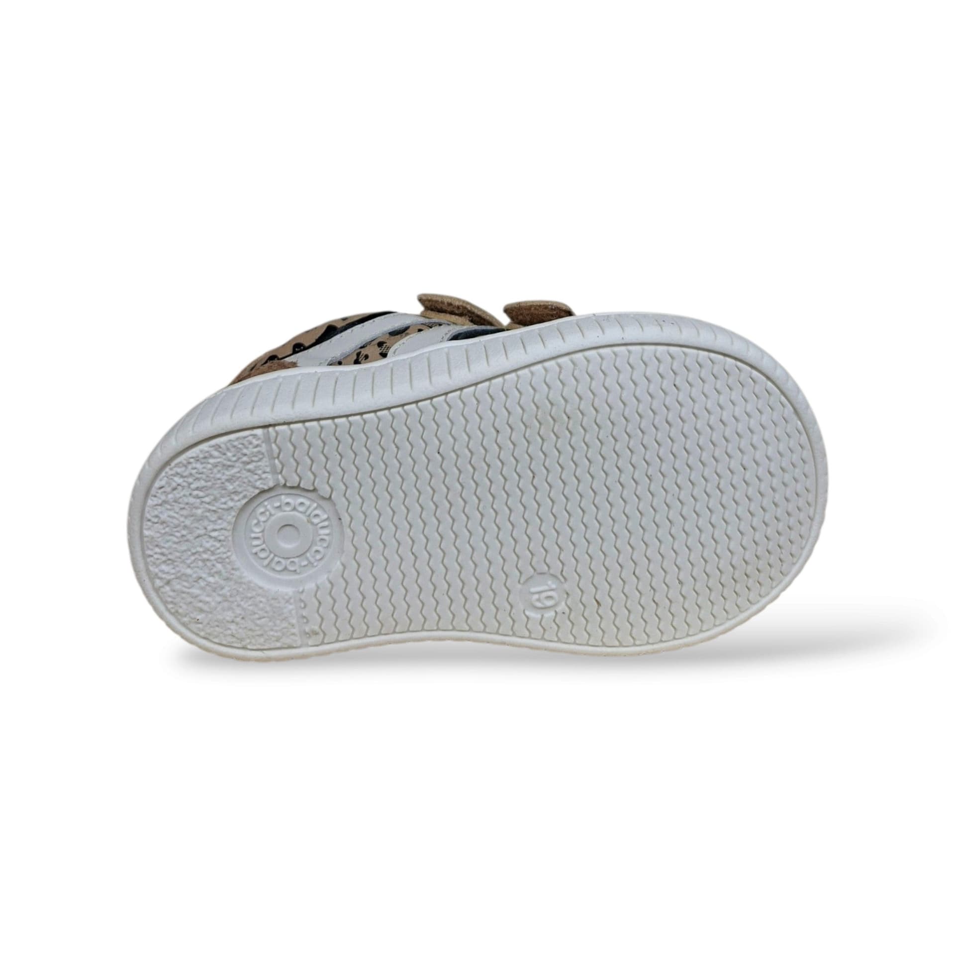 Balducci Cita Scarpe Primi Passi Bambine Marrone Maculato Bianco Viola | Velcro Tallone Rinforzato Fondo Flessibile Arco Plantare Pelle Suede Animal Print | Taglia 19-24 | Scarpetteria Gica - 5