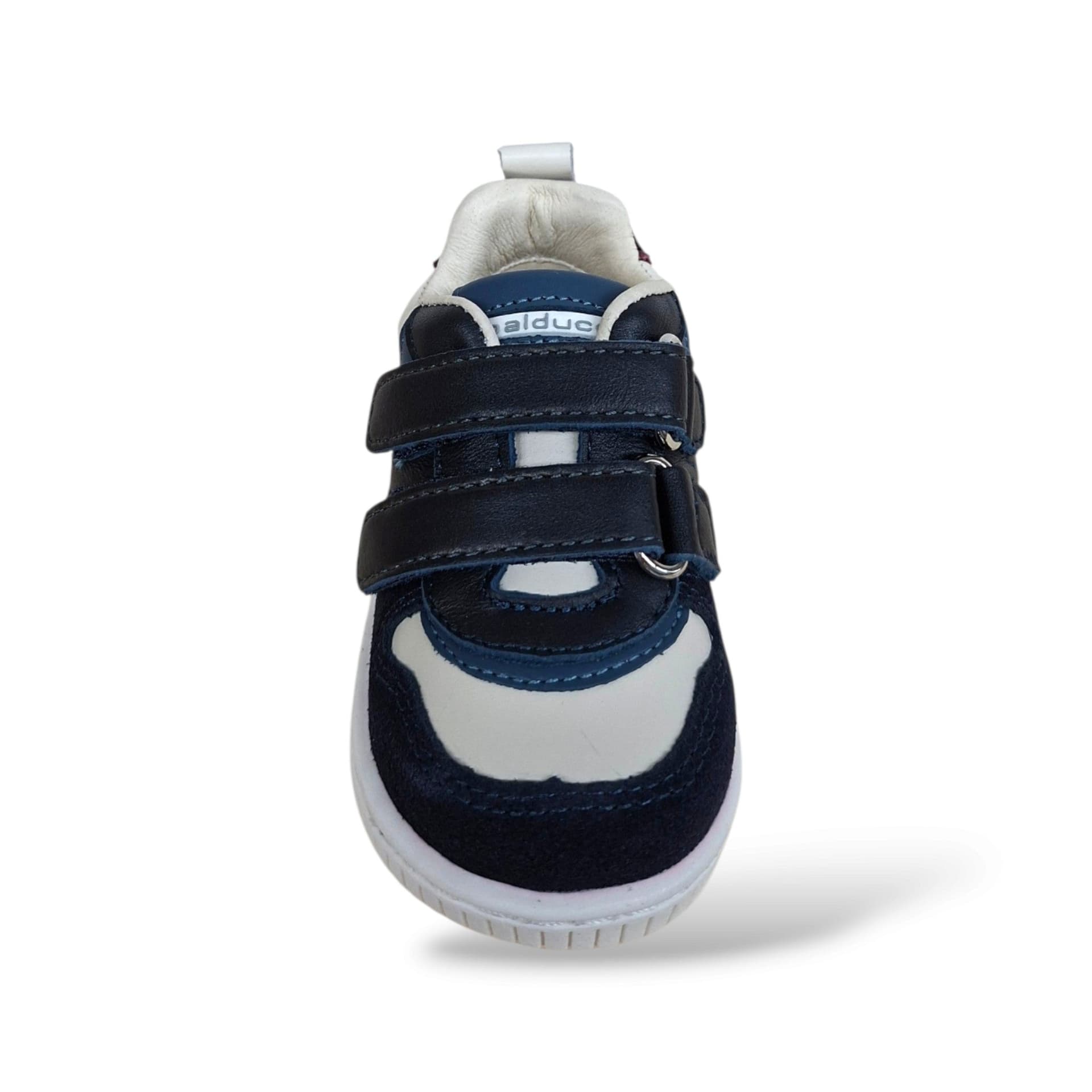 Balducci Cita Scarpe Primi Passi Bambini Blue Bianco Bordaux | Velcro Tallone Rinforzato Fondo Flessibile Arco Plantare Pelle Suede | Taglia 19-24 | Scarpetteria Gica - 4