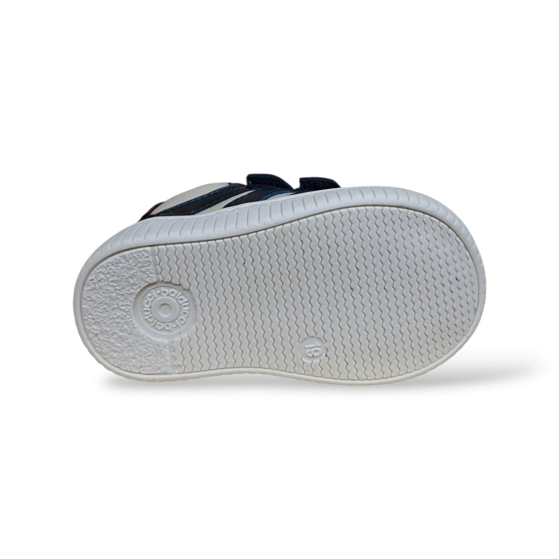 Balducci Cita Scarpe Primi Passi Bambini Blue Bianco Bordaux | Velcro Tallone Rinforzato Fondo Flessibile Arco Plantare Pelle Suede | Taglia 19-24 | Scarpetteria Gica - 5