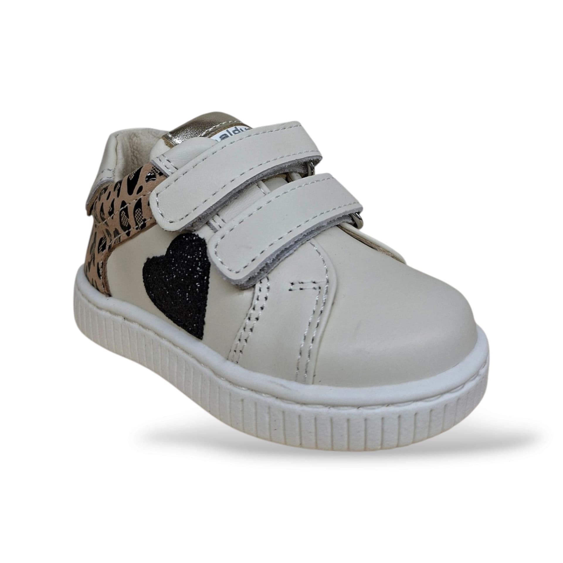 Balducci Cita Scarpe Primi Passi Bambine Bianco Nero Maculato | Velcro Tallone Rinforzato Fondo Flessibile Arco Plantare Animal Print | Taglia 19-24 | Scarpetteria Gica - 2