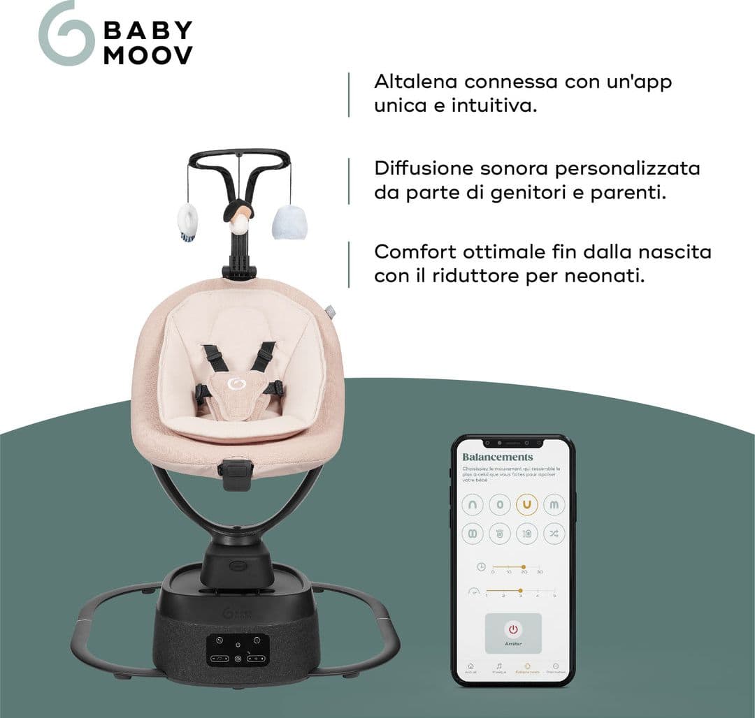 Altalena Babymoov Swoon Evolution Connect Mocca - 2