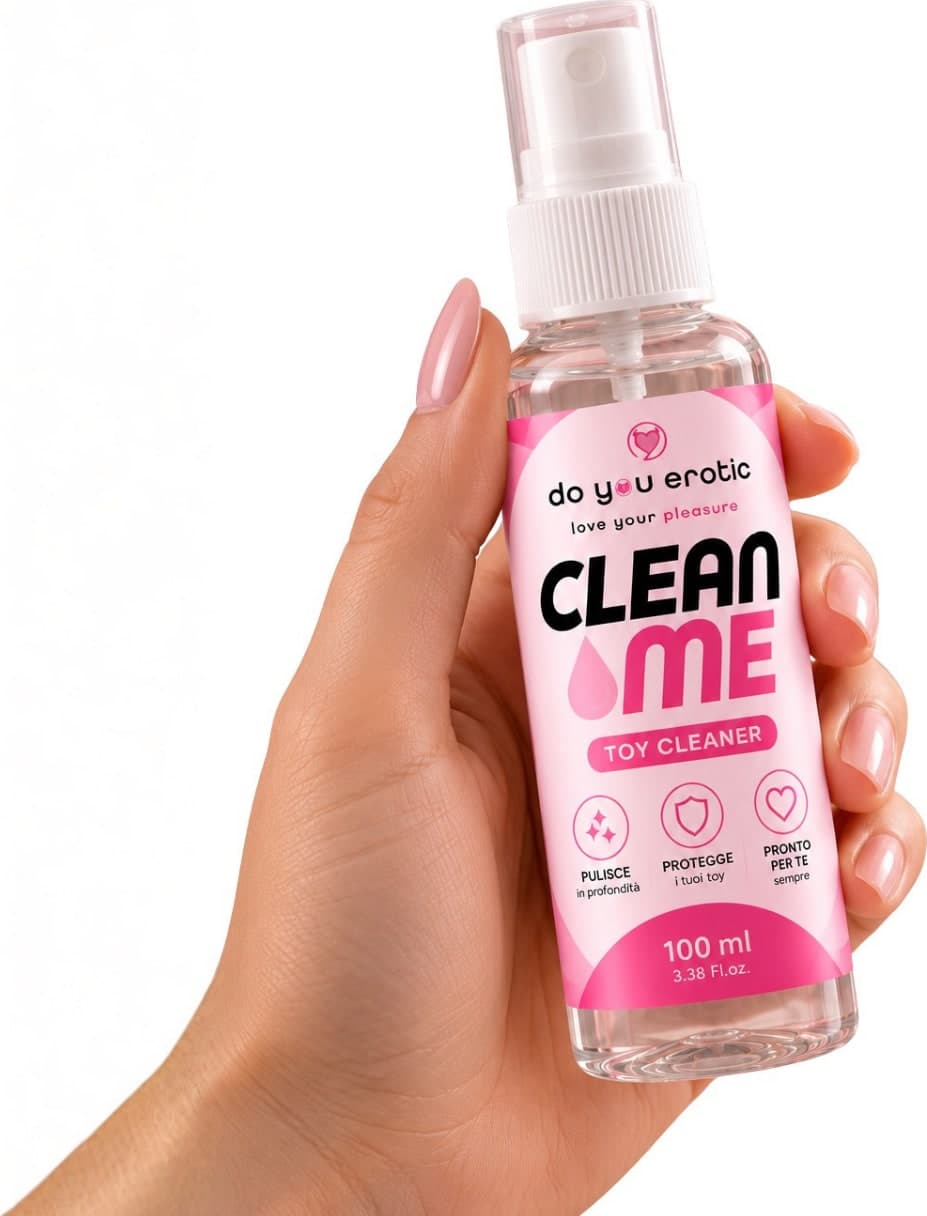 Toy Cleaner Clean Me Spray Detergente Pulizia per Sex Toys 100 ml Made in Italy - 2