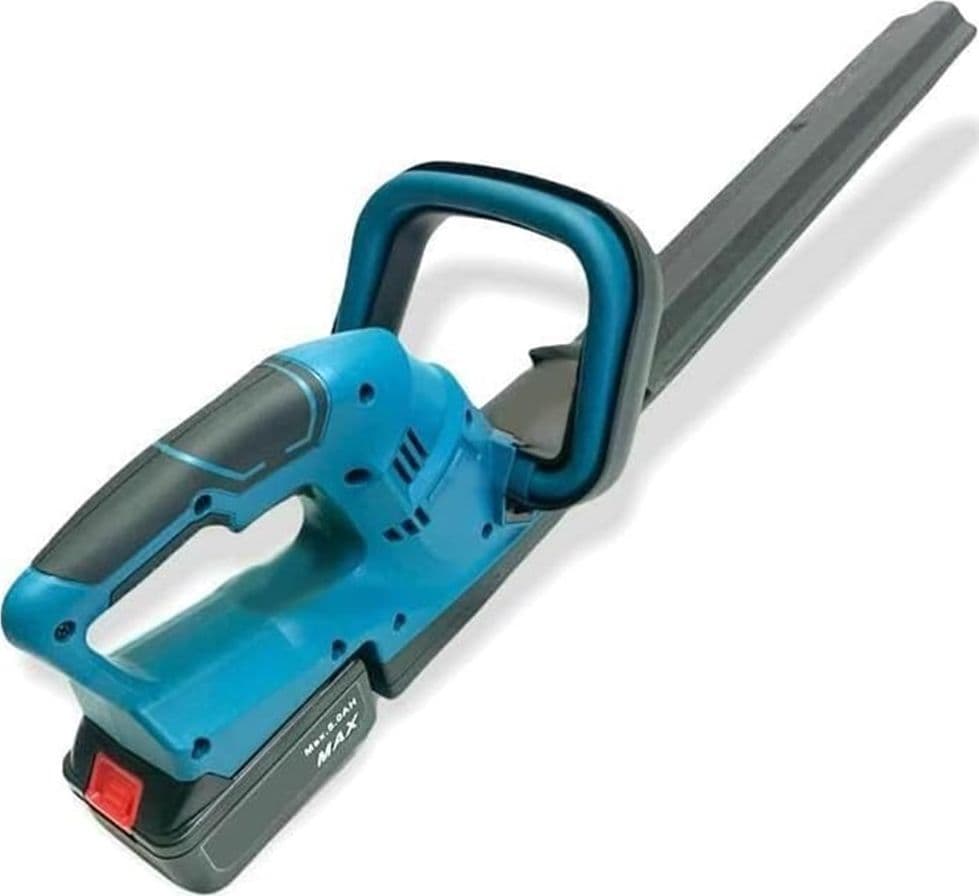 TAGLIASIEPI A BATTERIA TOSASIEPI GIARDINO ARBUSTI CESPUGLI SIEPI CON 2 BATTERIE LAMA - 3