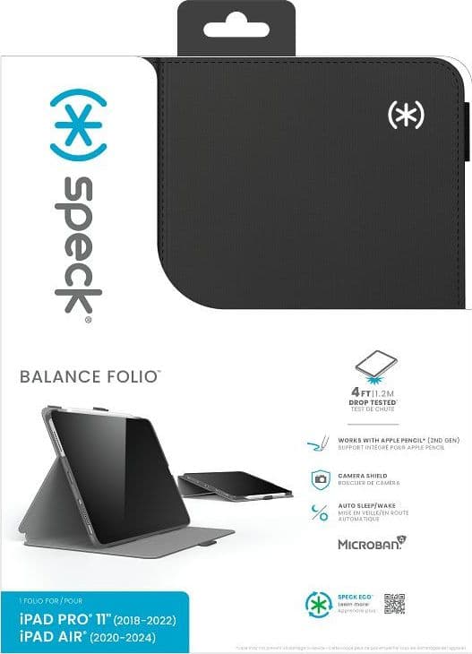 Speck Balance Folio – Custodia per iPad Air 11” (2026 - 2024) / iPad Air 10.9” (5-4 gen.) (2022-2020) / iPad Pro 11” (2022-2018) - 10
