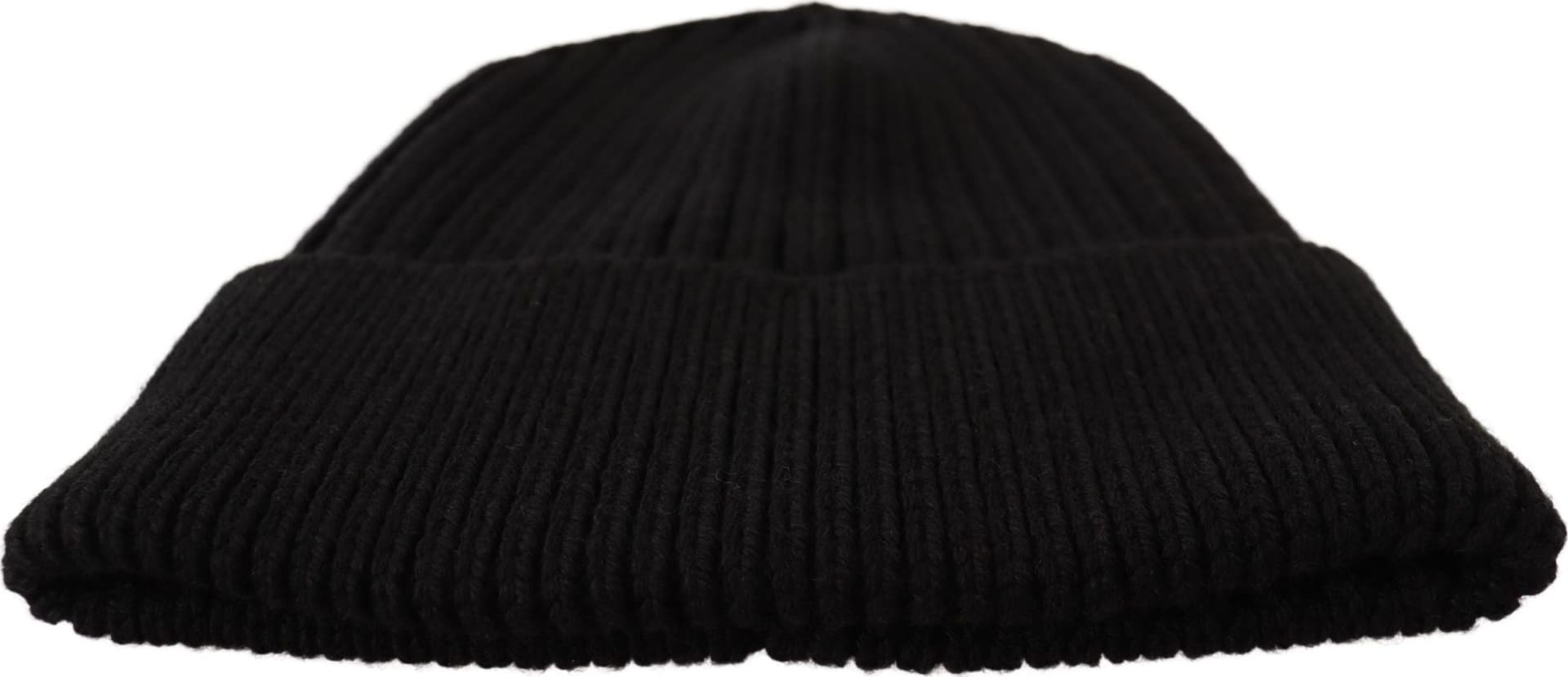 Dolce & Gabbana Black Wool Knit Women Winter Hat - 5