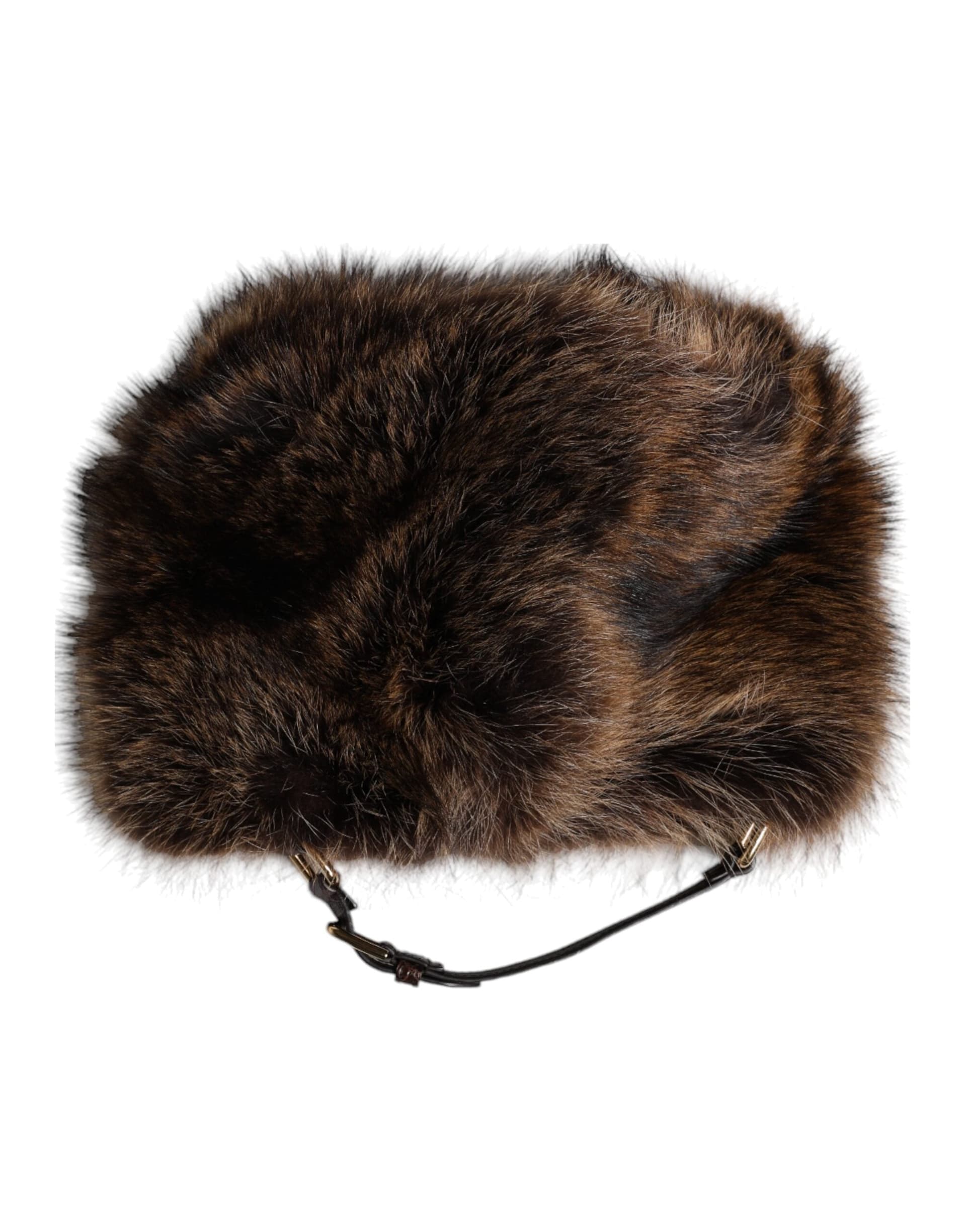 Dolce & Gabbana Brown Fur Women Bucket Hat - 2
