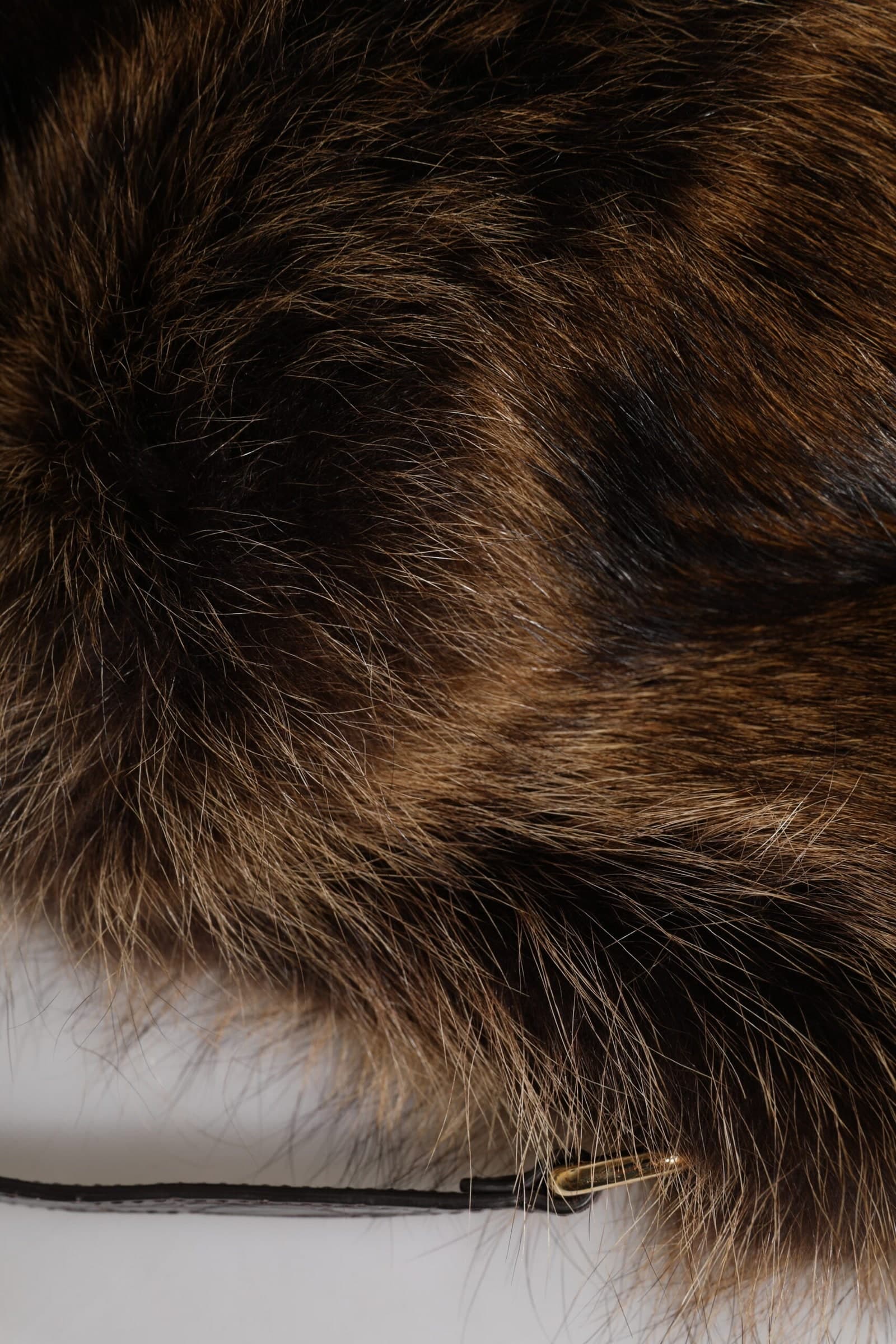 Dolce & Gabbana Brown Fur Women Bucket Hat - 3