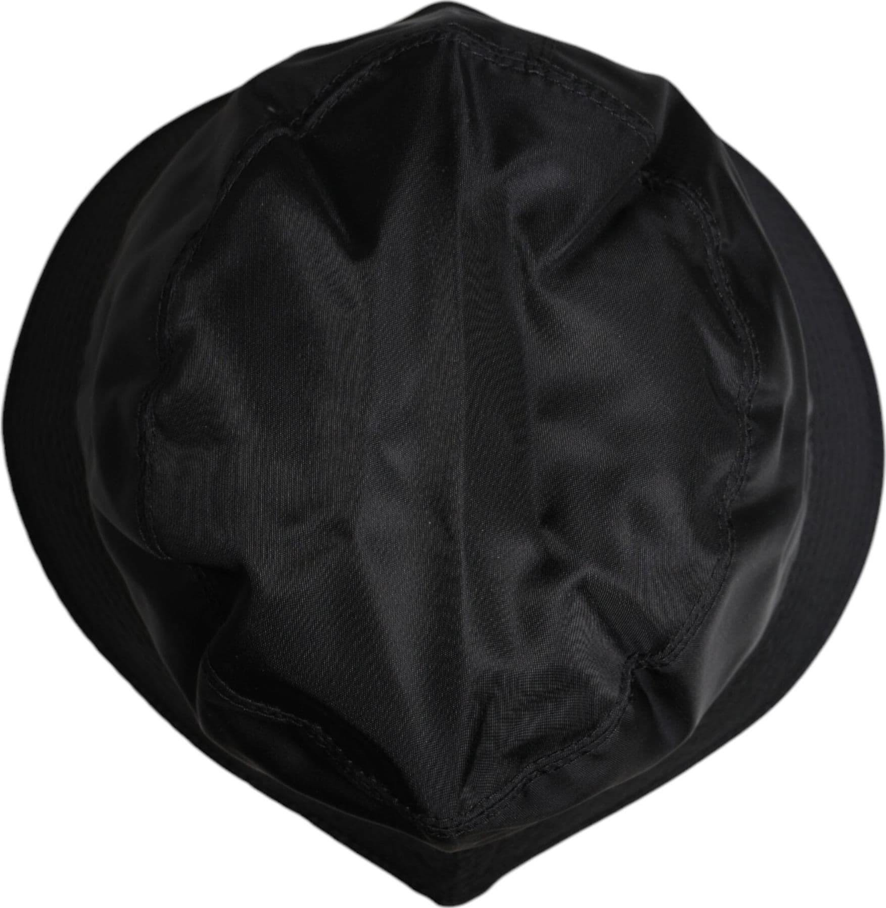 Dolce & Gabbana Black Cotton Wide Brim Bucket Hat - 4