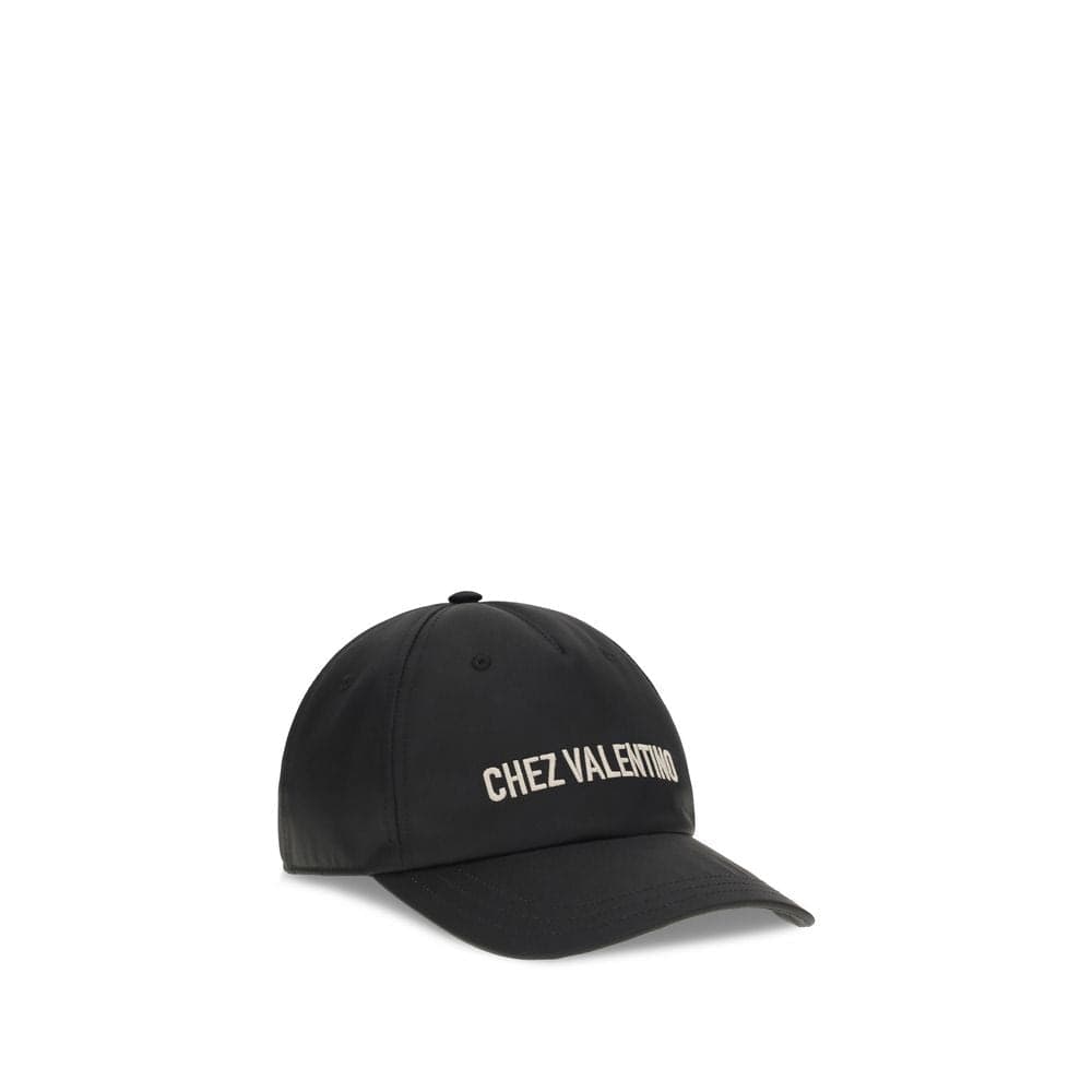 Valentino Garavani Black Cotton Cap (Baseball Hat) - 2