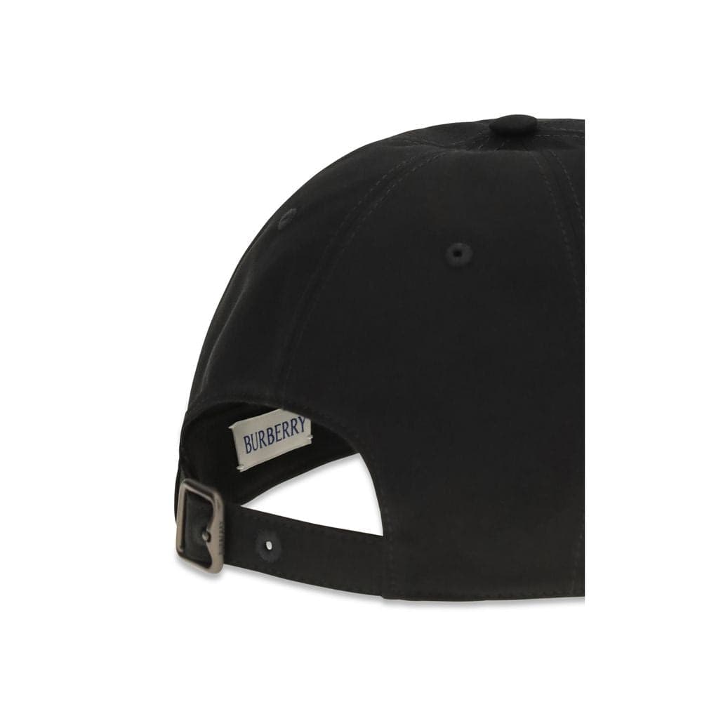 Burberry Black Cotton Cap (Baseball Hat) - 3