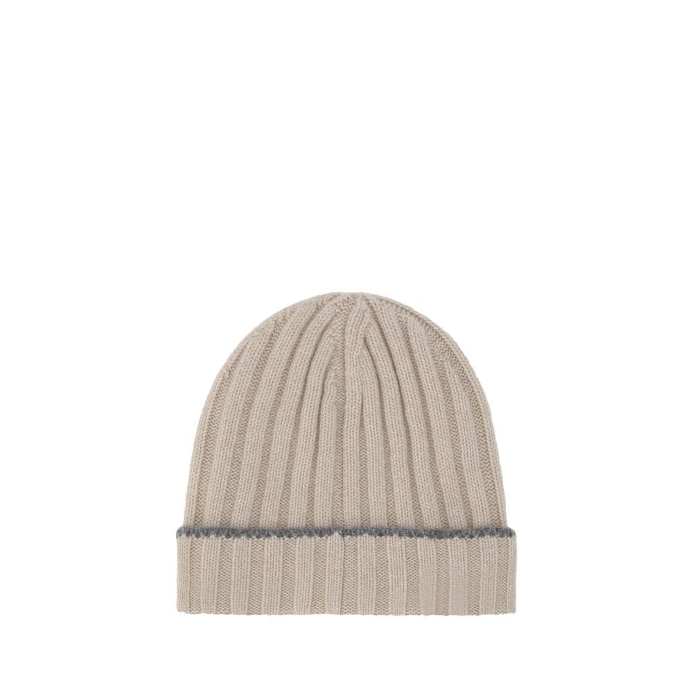 Brunello Cucinelli Beige Cashmere Beanie - 2