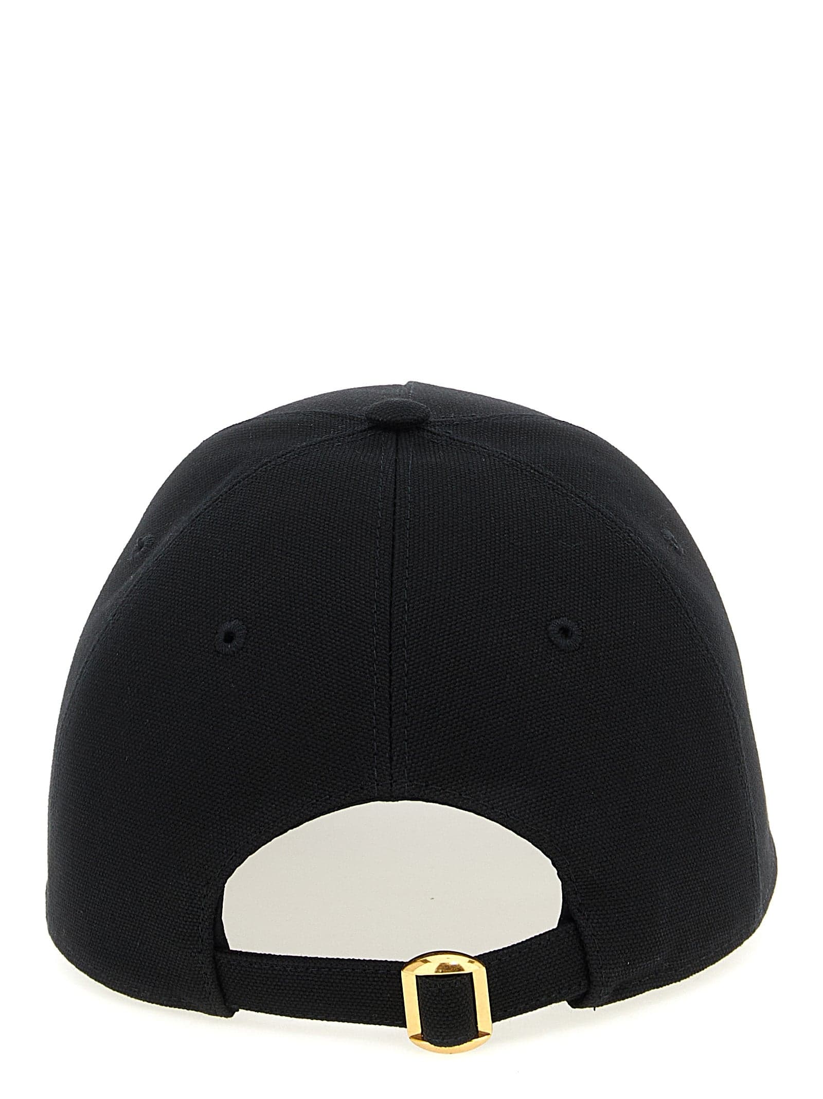 Valentino Garavani Black Cotton Cap (Baseball Hat) - 3