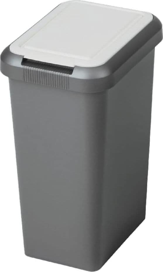 Eurostore07® pattumiera in plastica  'touch &amp; lift' 45 lt. cm 29,2 x 39,2 x 59,6 - 3