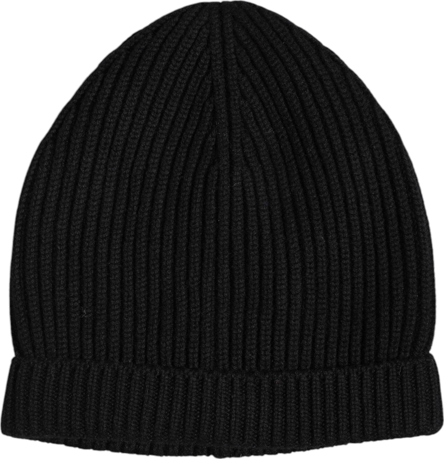 Dolce & Gabbana Black Cashmere Knitted Winter Beanie Hat - 2