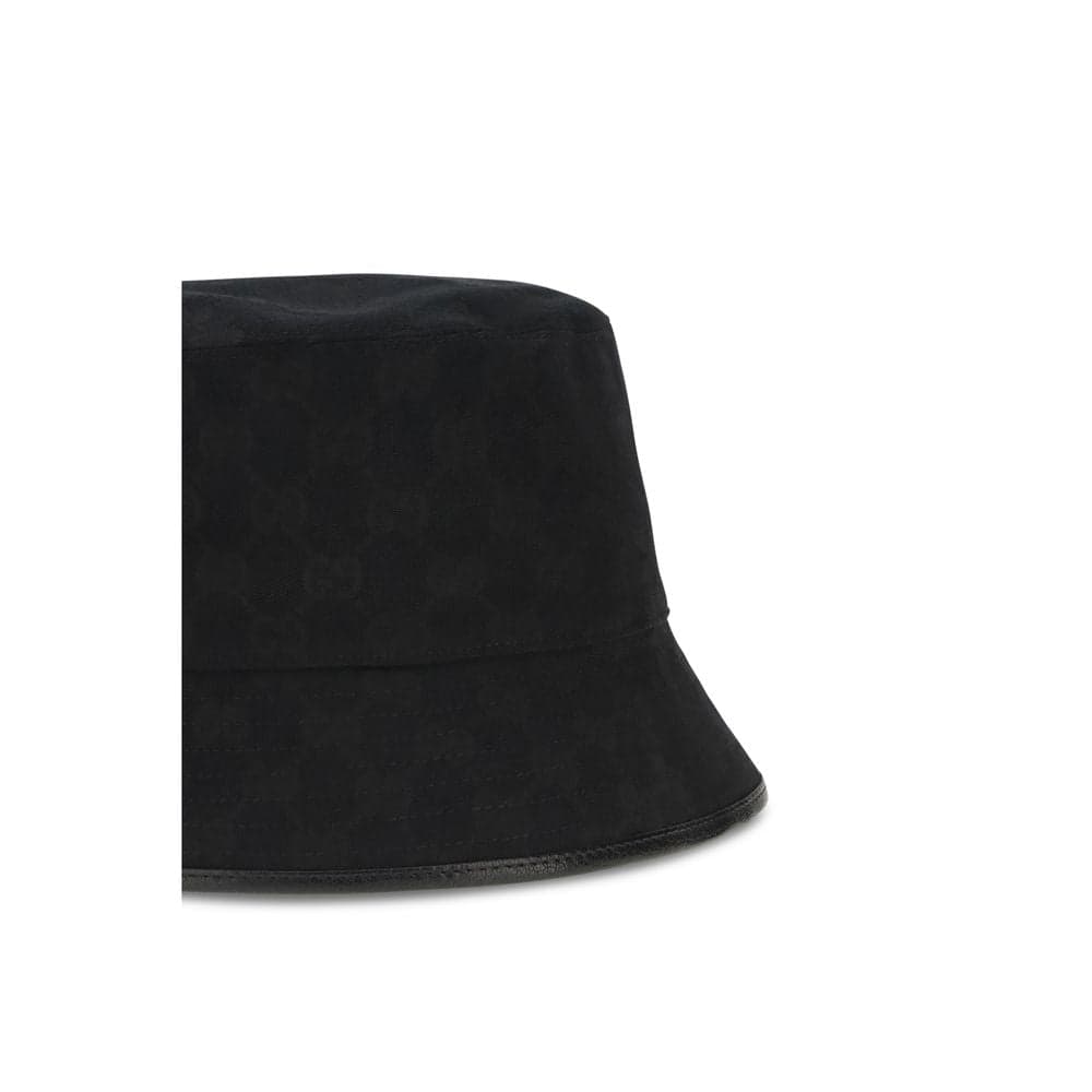 Gucci Black Fabric Bucket Hat - 3