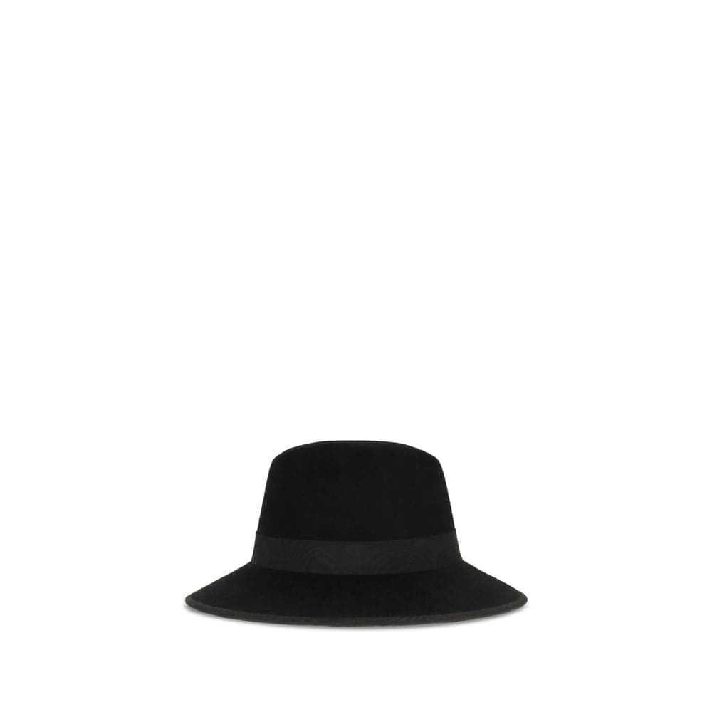 Valentino Garavani Black Cotton Fedora - 2