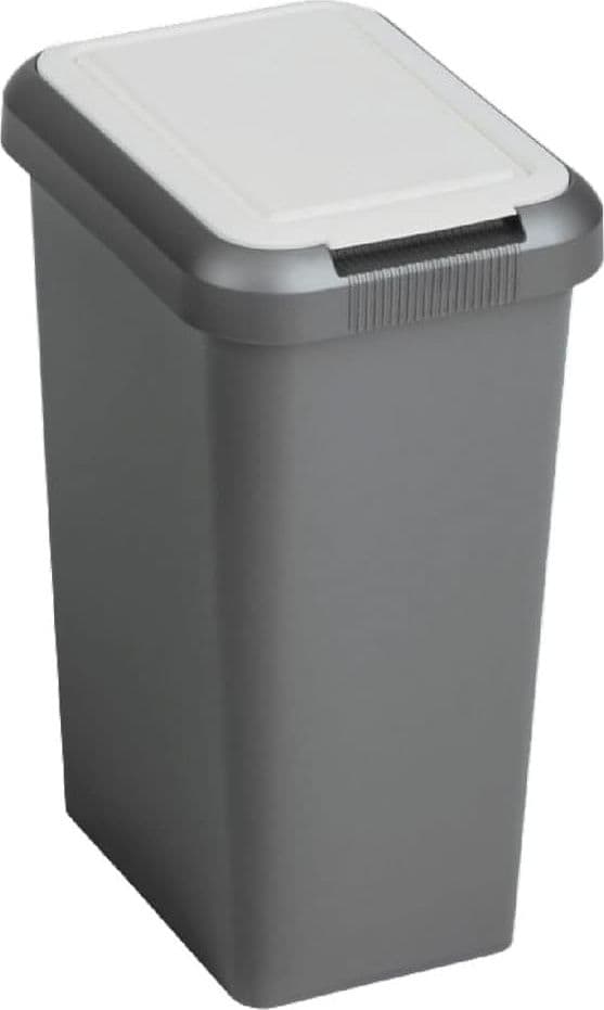Eurostore07® eurostore07® pattumiera in plastica  'touch &amp; lift' 10 lt. Cm 17,8 x 23,8 x 34,4 - 3