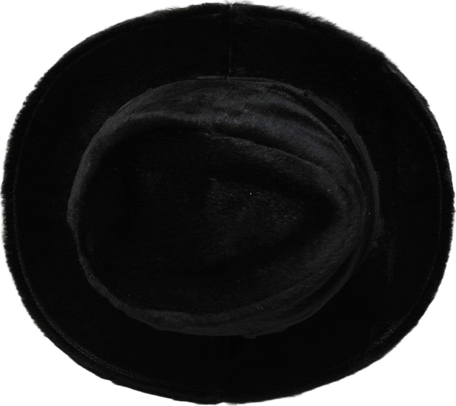 Dolce & Gabbana Men Black Classic Wide Brim Fedora Capello Hat - 5