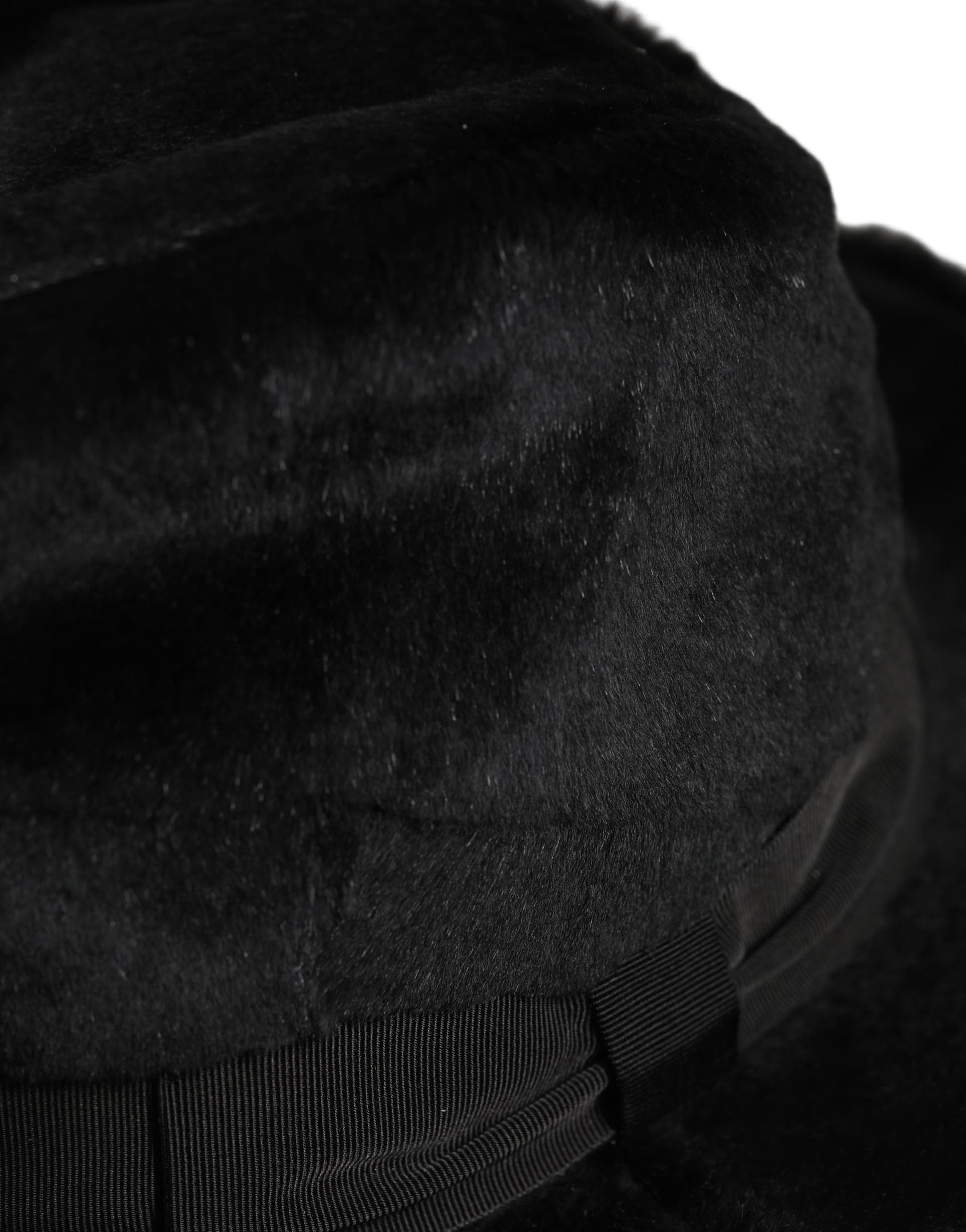 Dolce & Gabbana Men Black Classic Wide Brim Fedora Capello Hat - 6