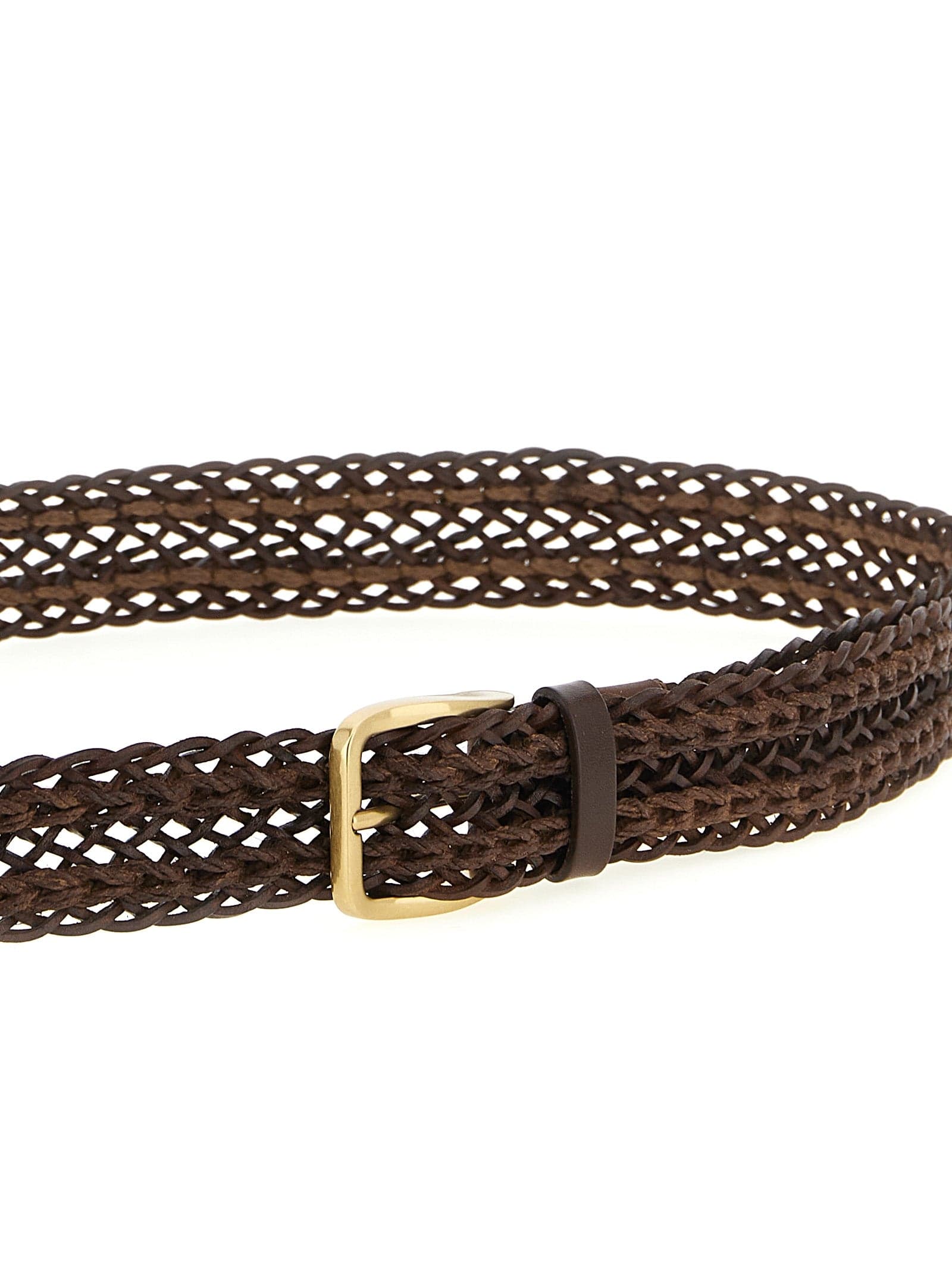 Brunello Cucinelli Brown Calfskin Belt - 3