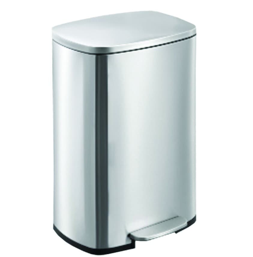 pattumiera big inox lt.50   	- cm.42,5x37,2x65,7   acciaio inox 410 mm.0,45 - - 3