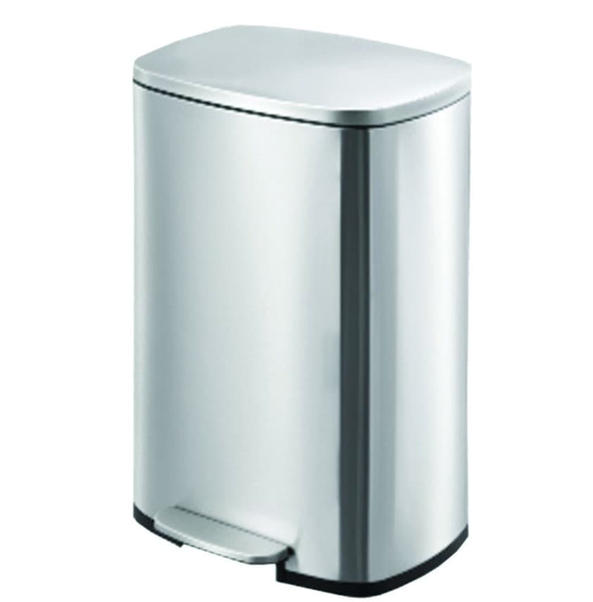 pattumiera big inox lt.50   	- cm.42,5x37,2x65,7   acciaio inox 410 mm.0,45 - - 4