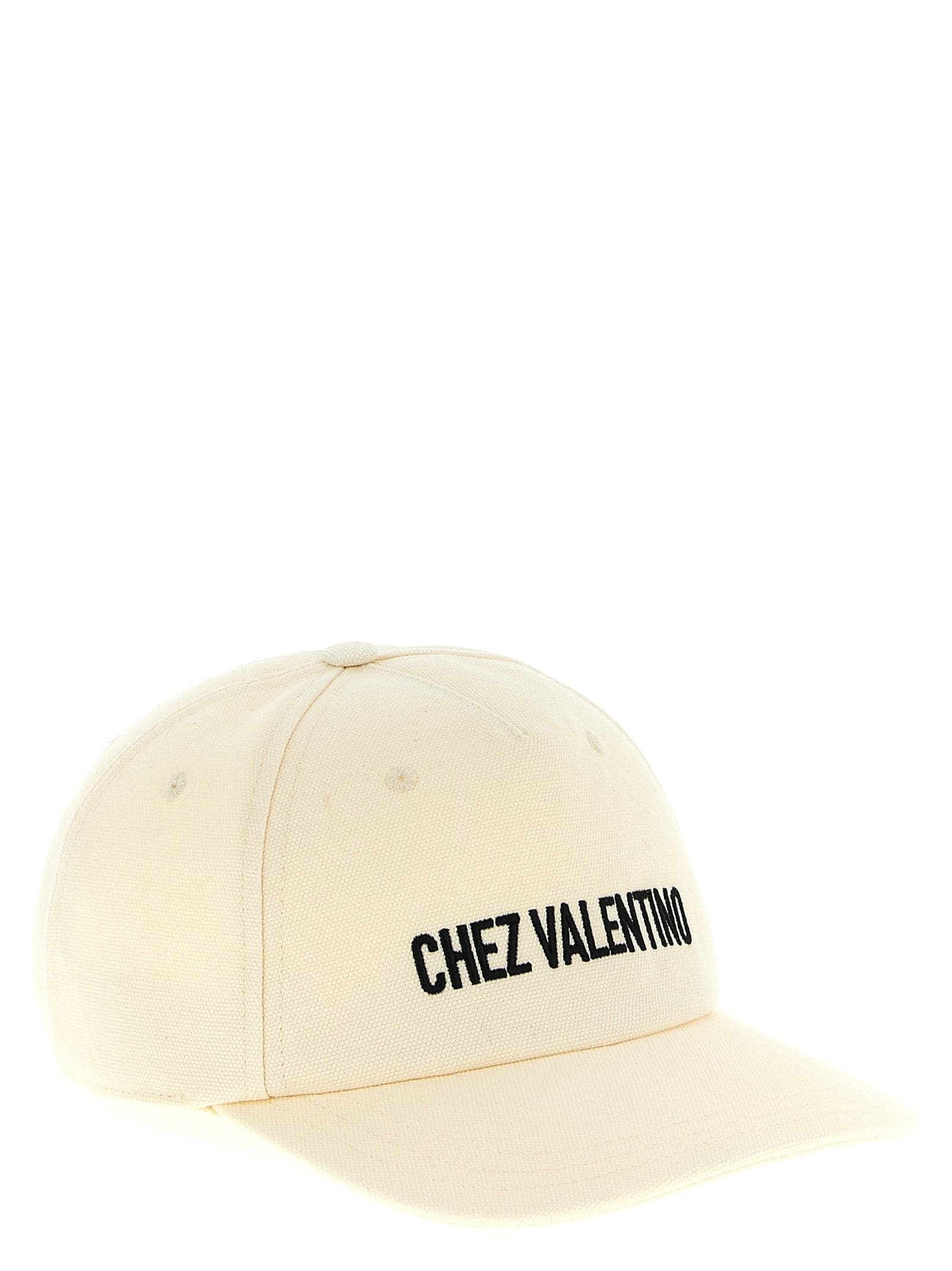 Valentino Garavani Beige Cotton Cap (Baseball Hat) - 2