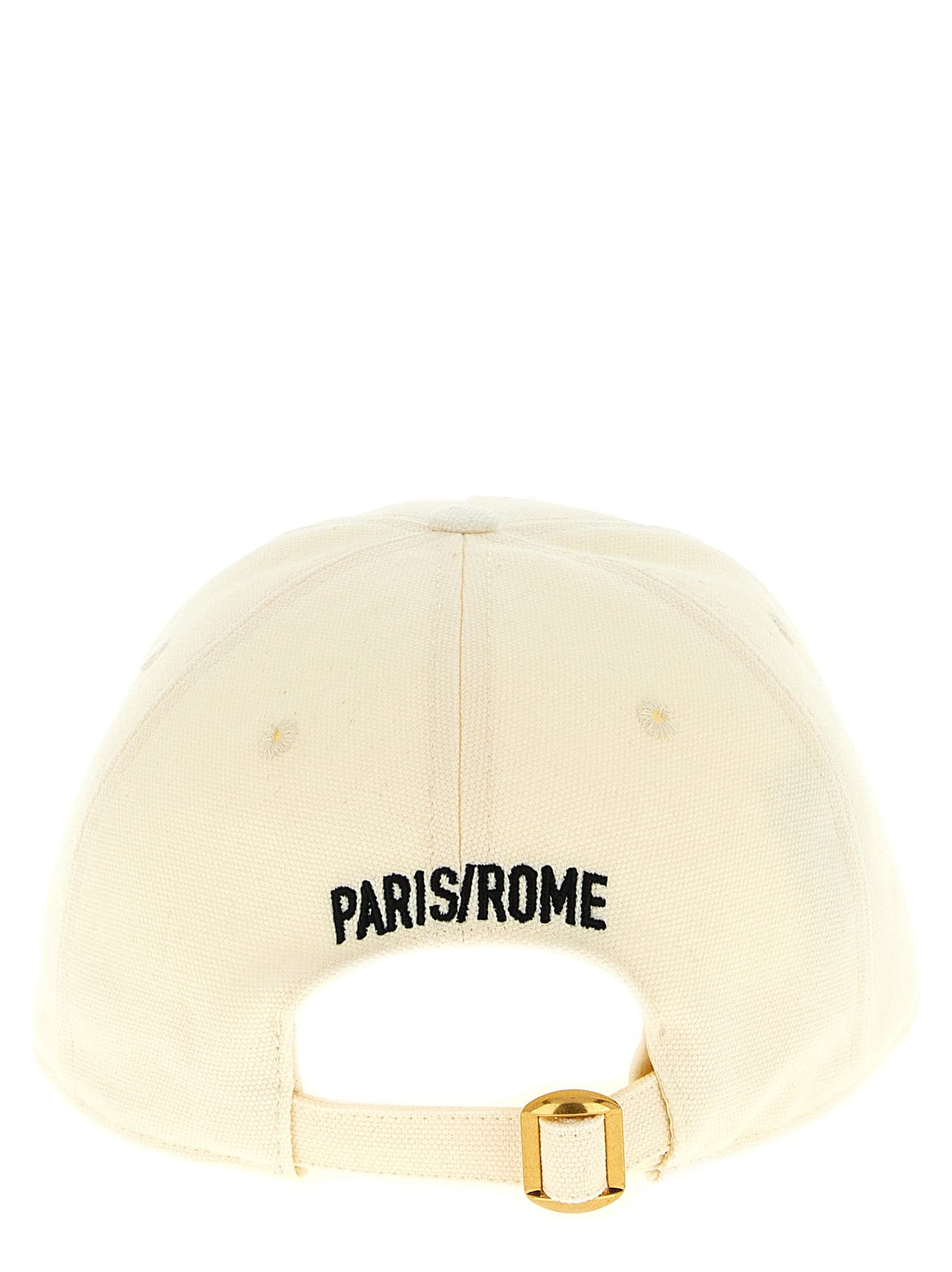 Valentino Garavani Beige Cotton Cap (Baseball Hat) - 3