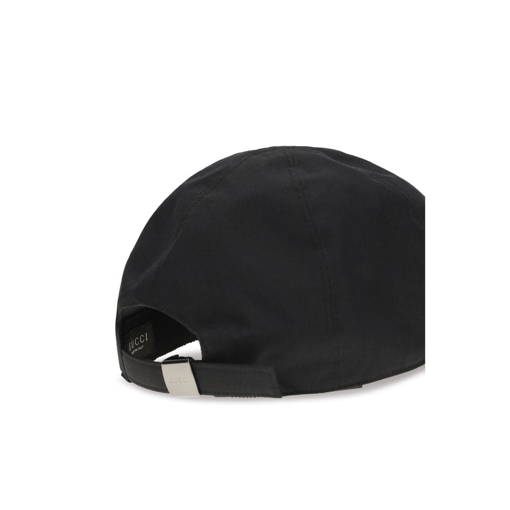 Gucci Black Cotton Cap (Baseball Hat) - 3
