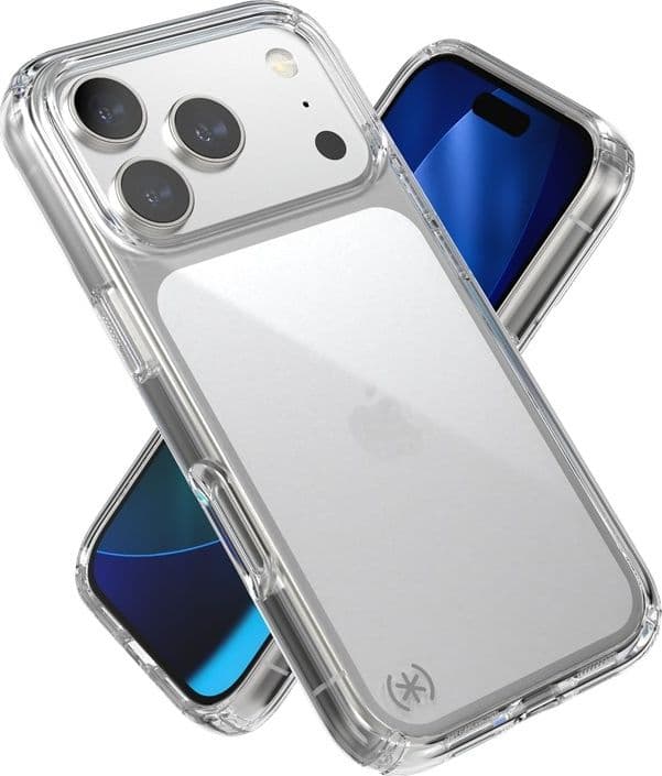 Speck Presidio Perfect-Clear - Custodia per iPhone 17 Pro (trasparente) - 20