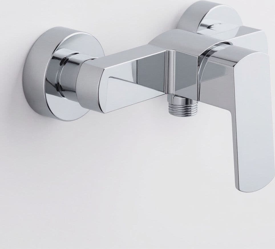 Miscelatore Doccia Esterno Design Minimal Cromato – Cartuccia Ø35 mm - 3