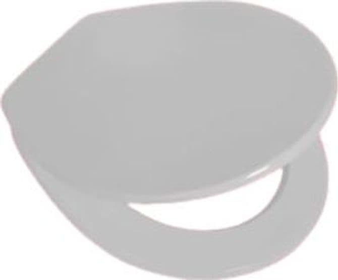 Sedile WC in MDF Bianco con Cerniere Regolabili in Metallo – Interasse 110–210 mm - 2