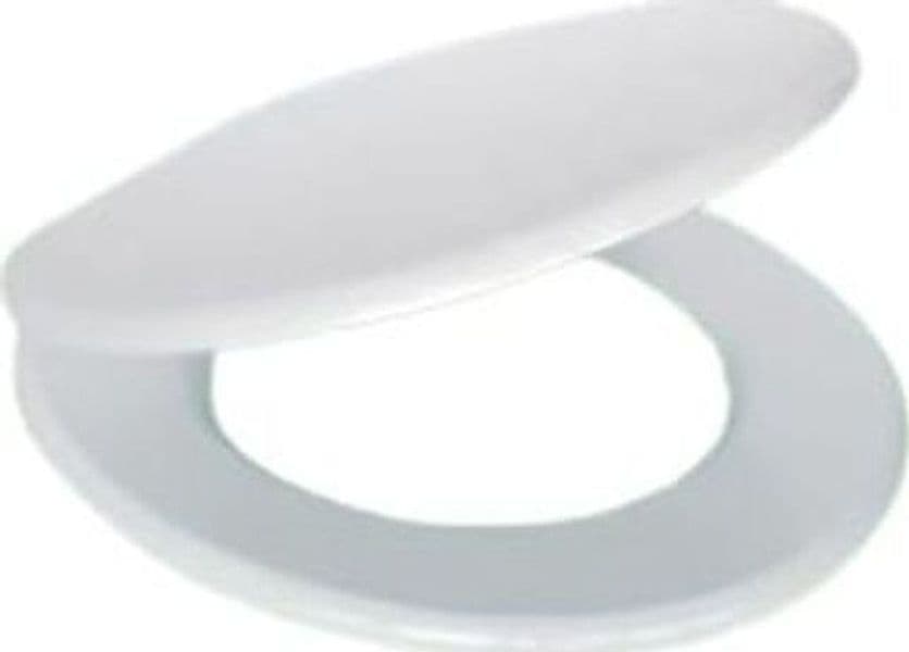 Sedile WC Universale in MDF Bianco Soft Close Sganciabile con Distanza Fori Regolabile 103–210 mm - 6