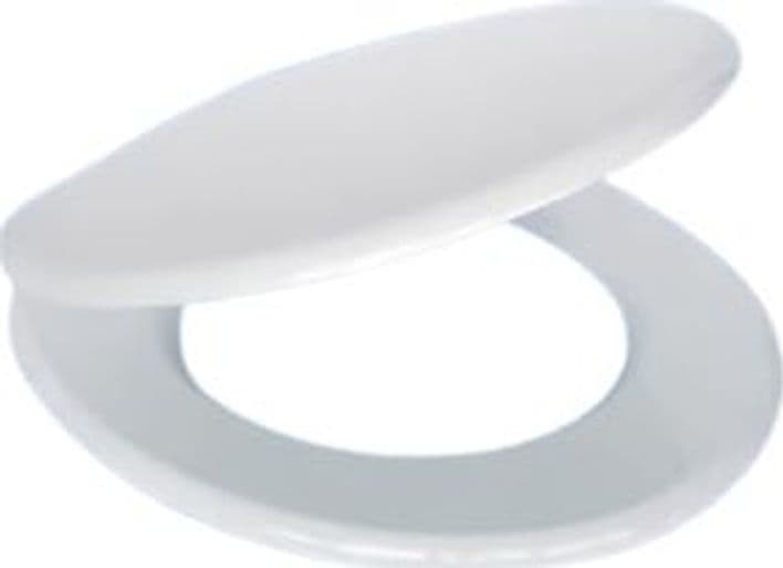 Sedile WC Universale in MDF Soft Close con Cerniere Regolabili in Metallo – Distanza Fori 108–200 mm - 2