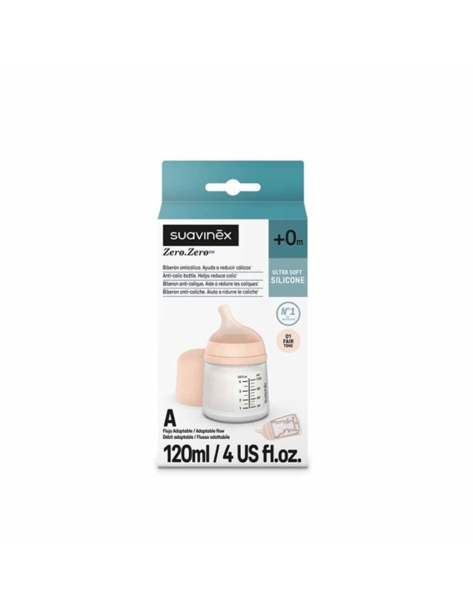 Biberon Suavinex Zero.Zero 120ml Fair - 3
