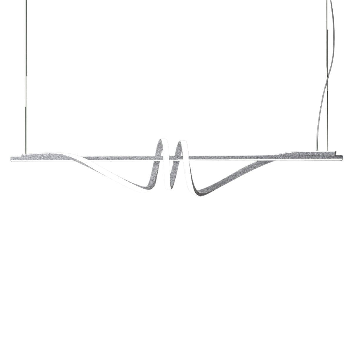 Lampadario led Promoluce CURL S120 Plainted 54W LED dimmerabile telecomando - 3