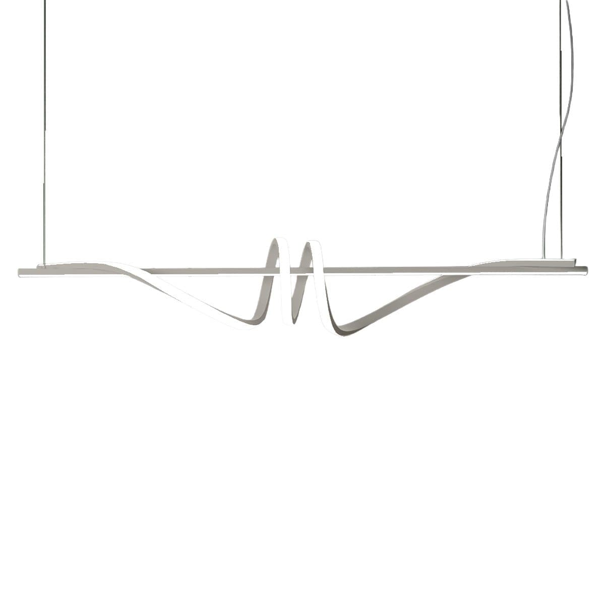 Lampadario led Promoluce CURL S120 Plainted 54W LED dimmerabile telecomando - 4