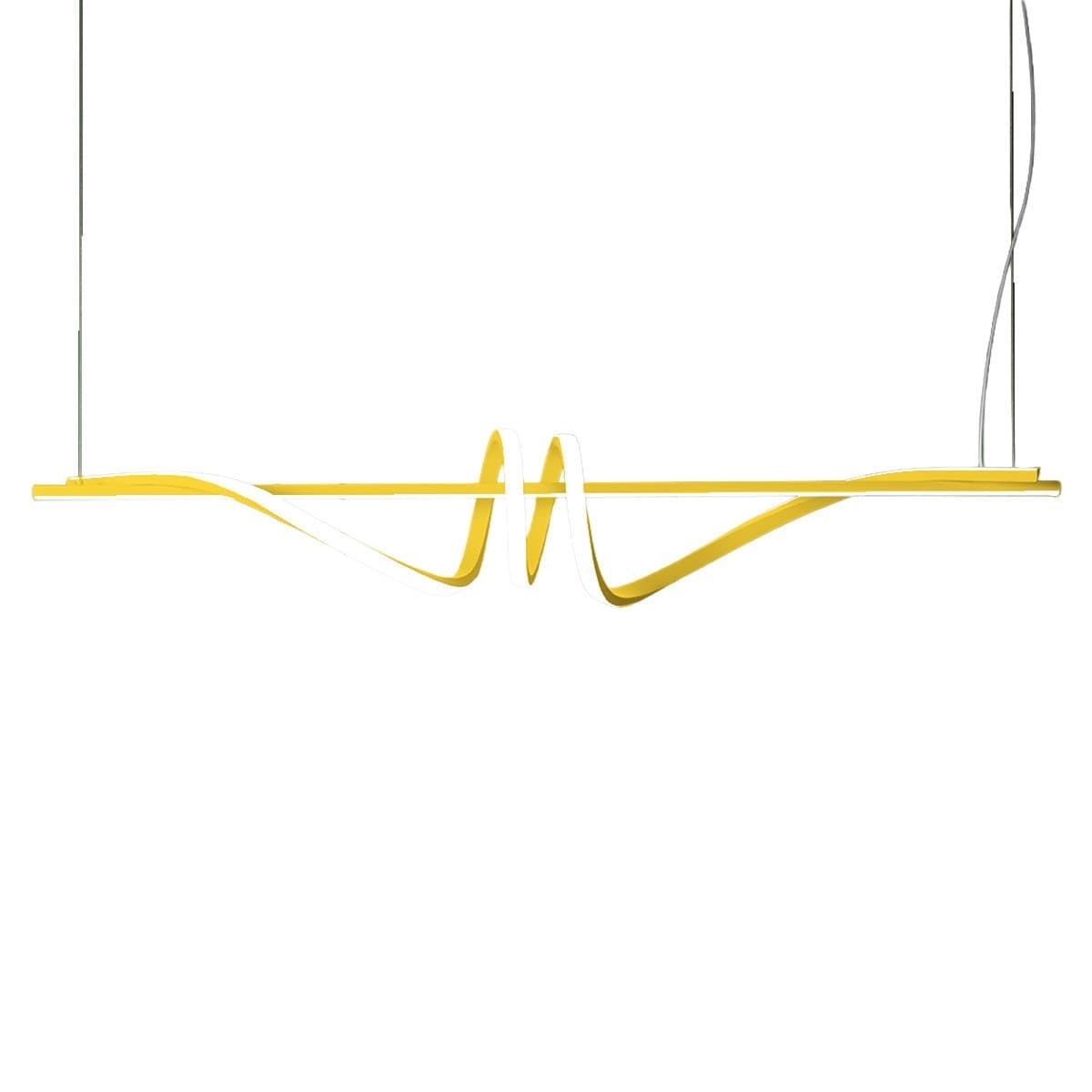 Lampadario led Promoluce CURL S120 Plainted 54W LED dimmerabile telecomando - 9