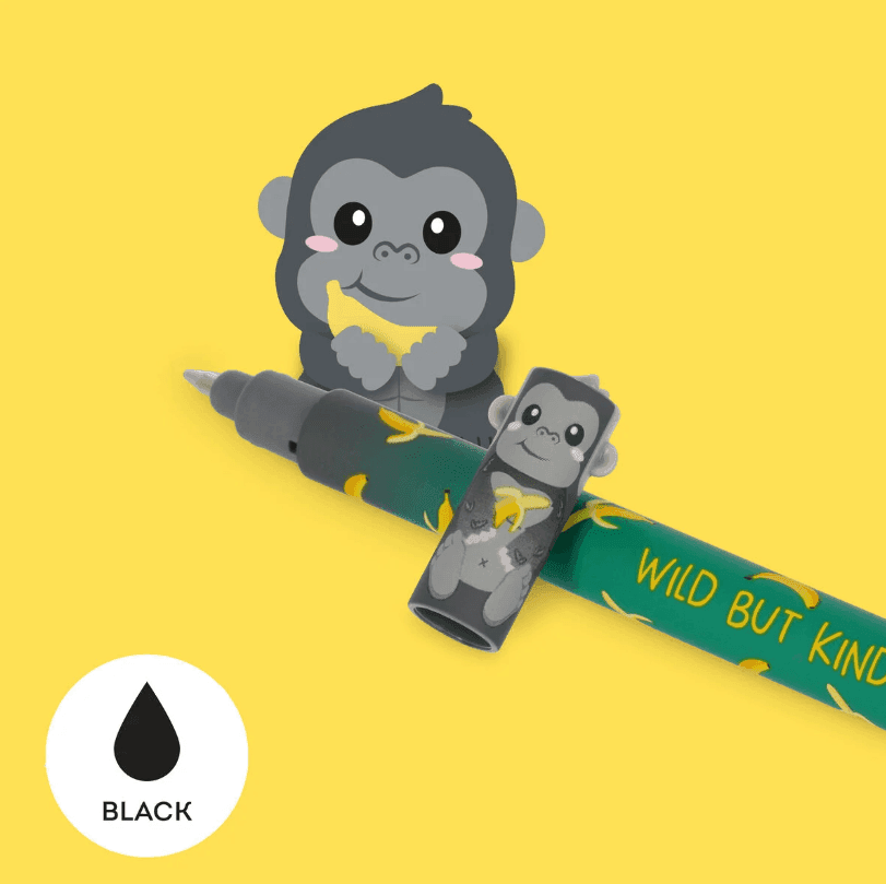 Legami - Penna Cancellabile Gorilla "Wild but Kind" - Erasable Pen - 5
