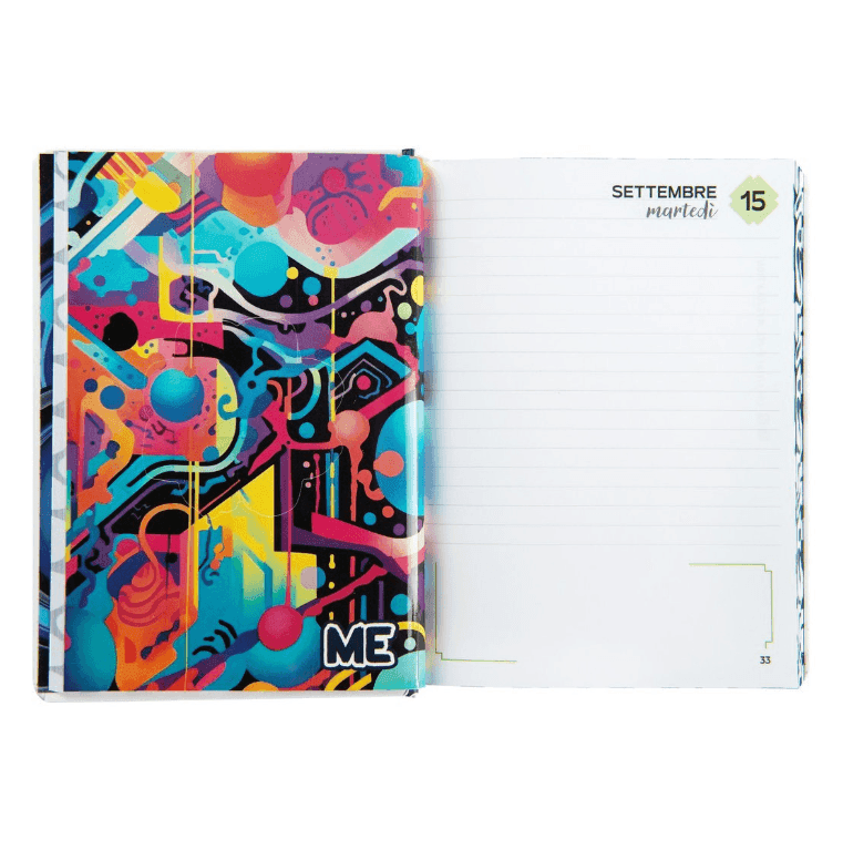 Comix - Diario Scuola ME COLOR 2026/27 16 mesi datato Blu 12×16.5cm - 5