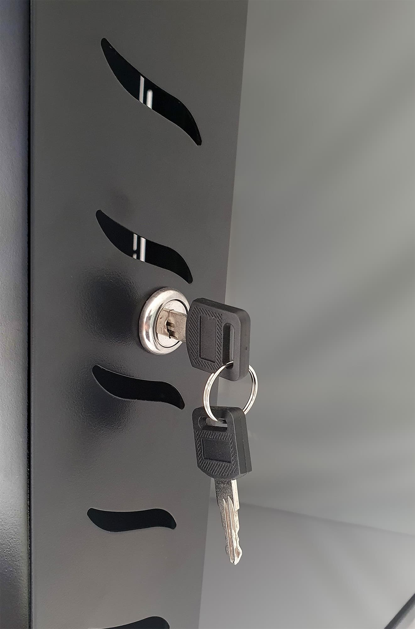 Armadio Rack 19'' a Muro 12 Unit&agrave P.600 mm Flat Pack Nero - 12