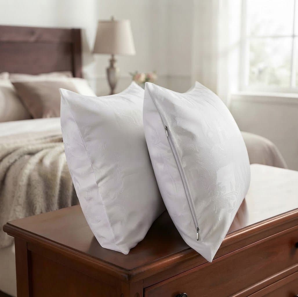 Coppia Federe Alexander Tuscany Home Medaglione in 100% Cotone