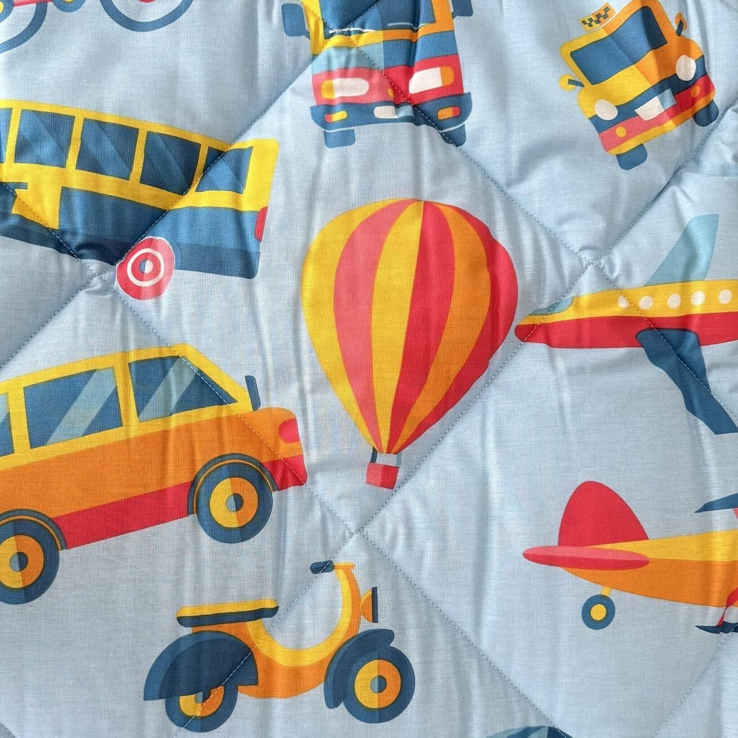 Trapunta Bimbi Toys ! Caleffi in Cotone –  con Fantasia Giocattoli - 3