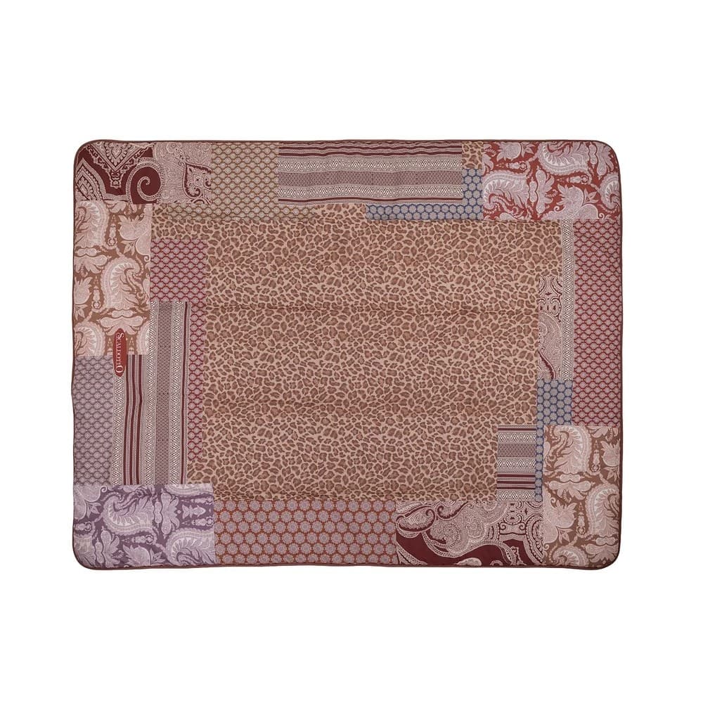 Plaid Scaldotto Caleffi 130x170 Panther in Cotone Pettinato – Coperta da Divano Calda e Morbida Fantasia - 10