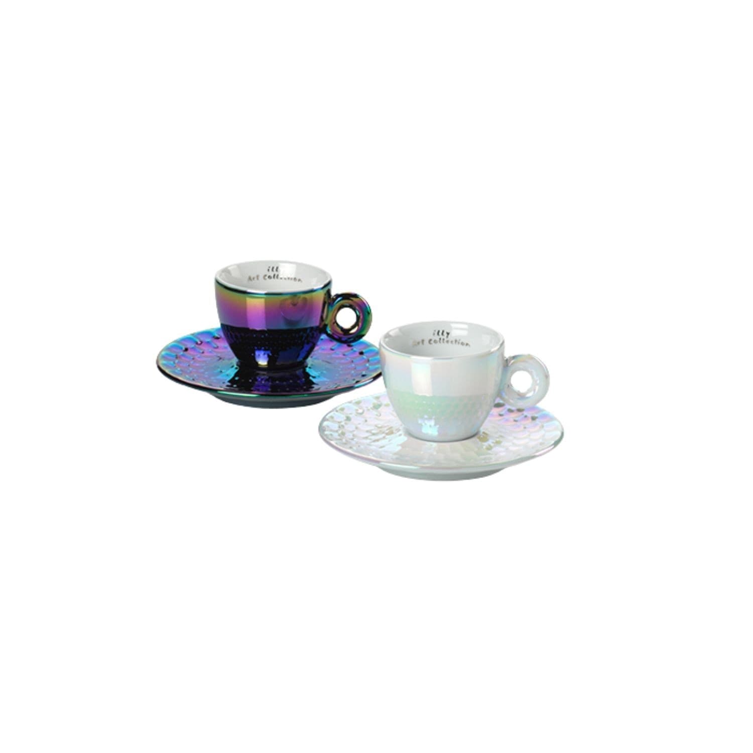 Illy Kit Tazzine John Armleder 2 Tazzine + 2 Piattini - 4
