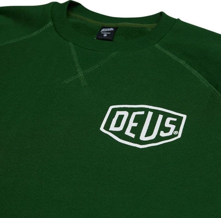 Felpa Deus Ex Machina Harajuku Address Green - 3