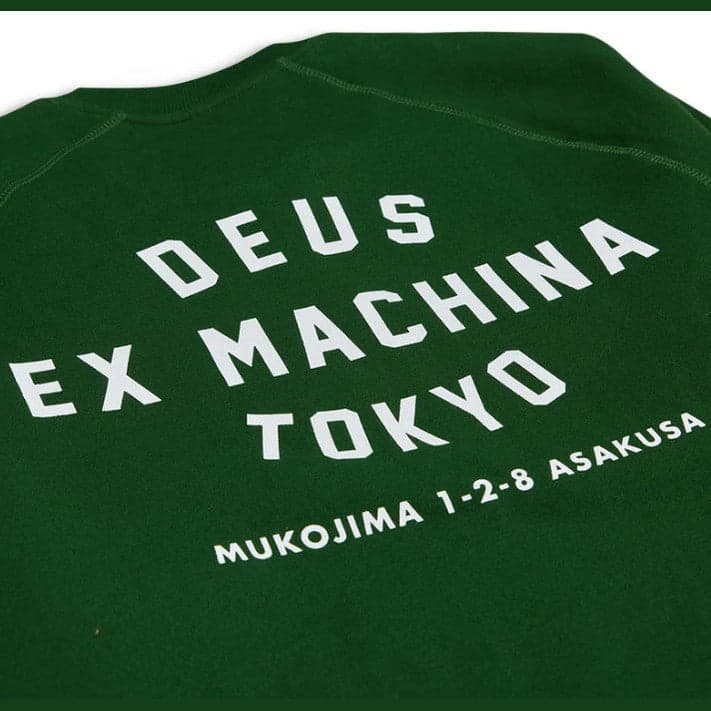 Felpa Deus Ex Machina Harajuku Address Green - 4