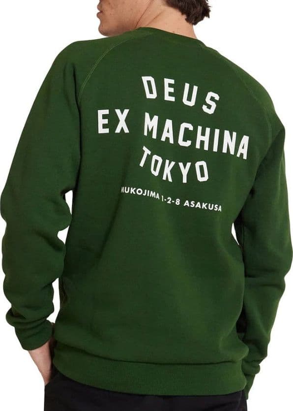 Felpa Deus Ex Machina Harajuku Address Green - 5