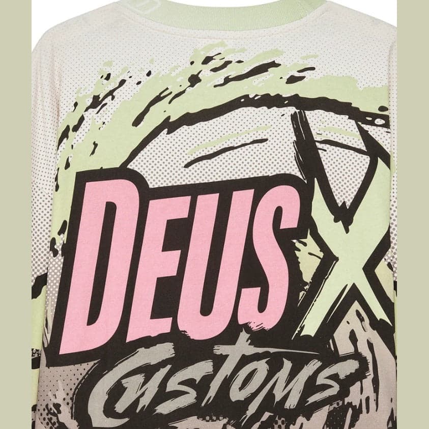 T-Shirt  Deus Ex Machina Walkover Moto Jersey Brown - 4